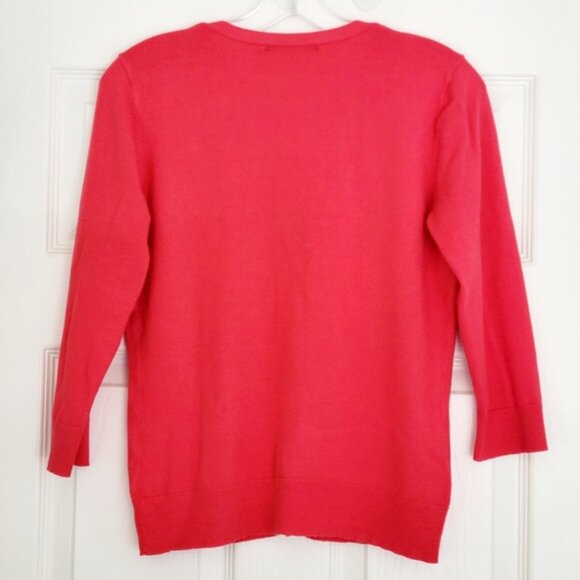 Cyrus Cardigan Pink V-Neck M - Picture 2 of 8